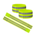 factory price wholesale hi vis reflective safety spandex arm band  strips elastic  running runner walker  cyclin wristband